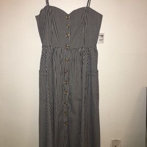 Black Button Down Dress